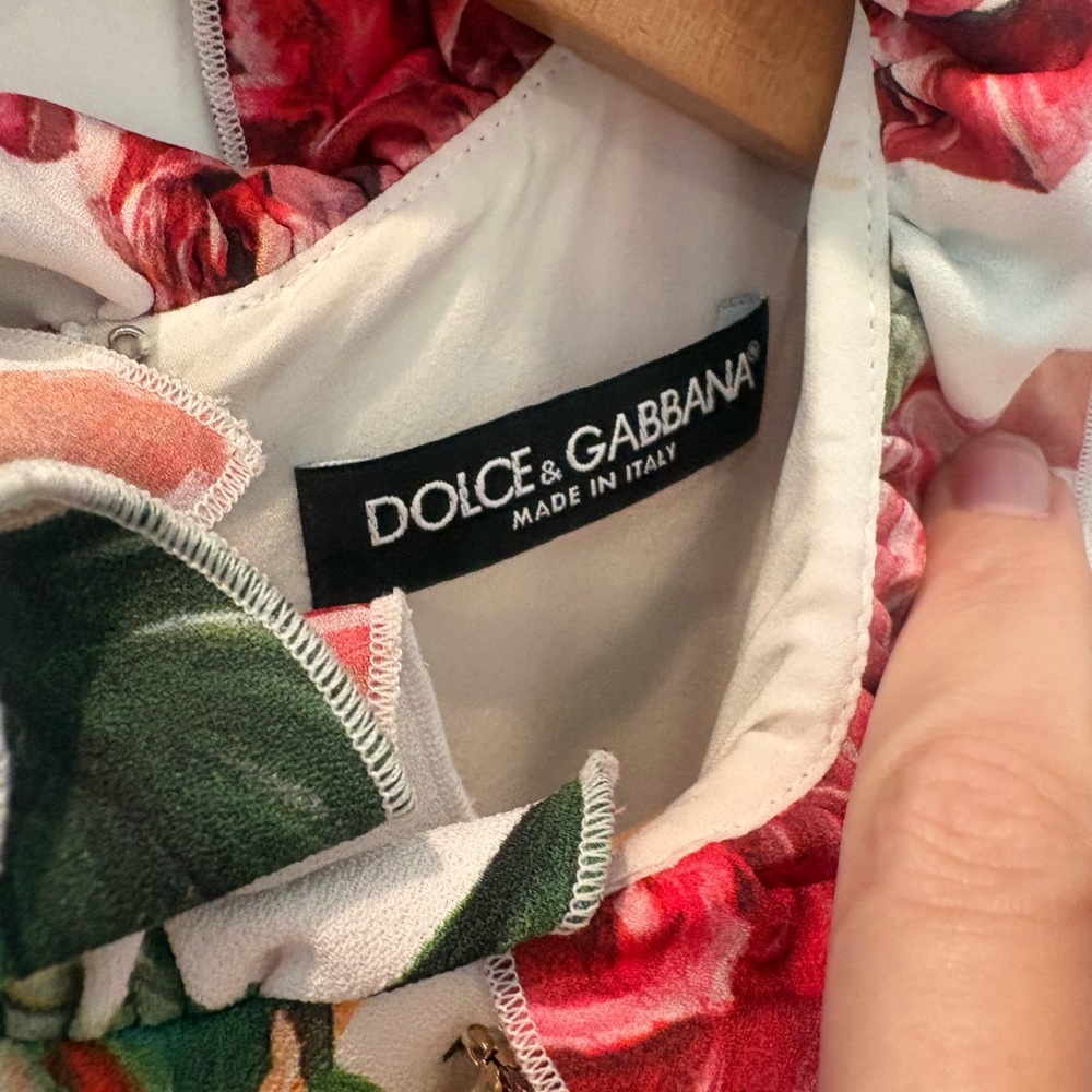 Dolce & Gabbana Multicolor Floral Mini Dress - Picture 2 of 9